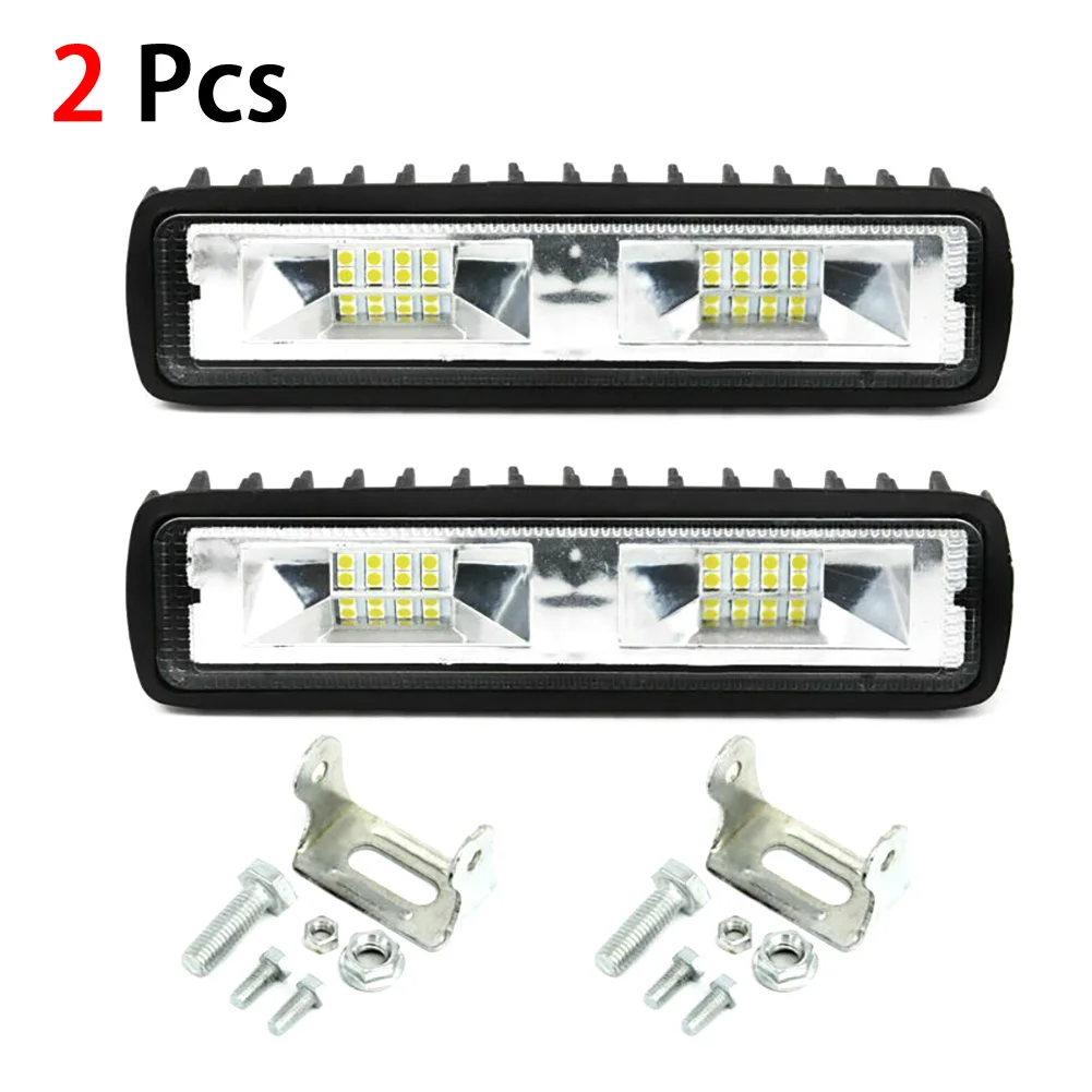 

12V 18W LED Work Light Bar Spotlight Offroad 4WD Car SUV Driving Led Fog Lights Headlight Light Bar 16LED Drl for cars Wholesale