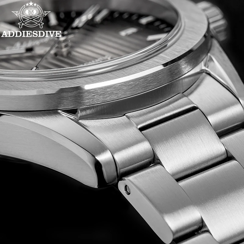 ساعة أديس ديف للرجال 200 متر مقاومة للماء 38 ملم زجاج الياقوت BGW9 أزرق مضيء ياباني 8215 ساعة ميكانيكية أوتوماتيكية AD2533