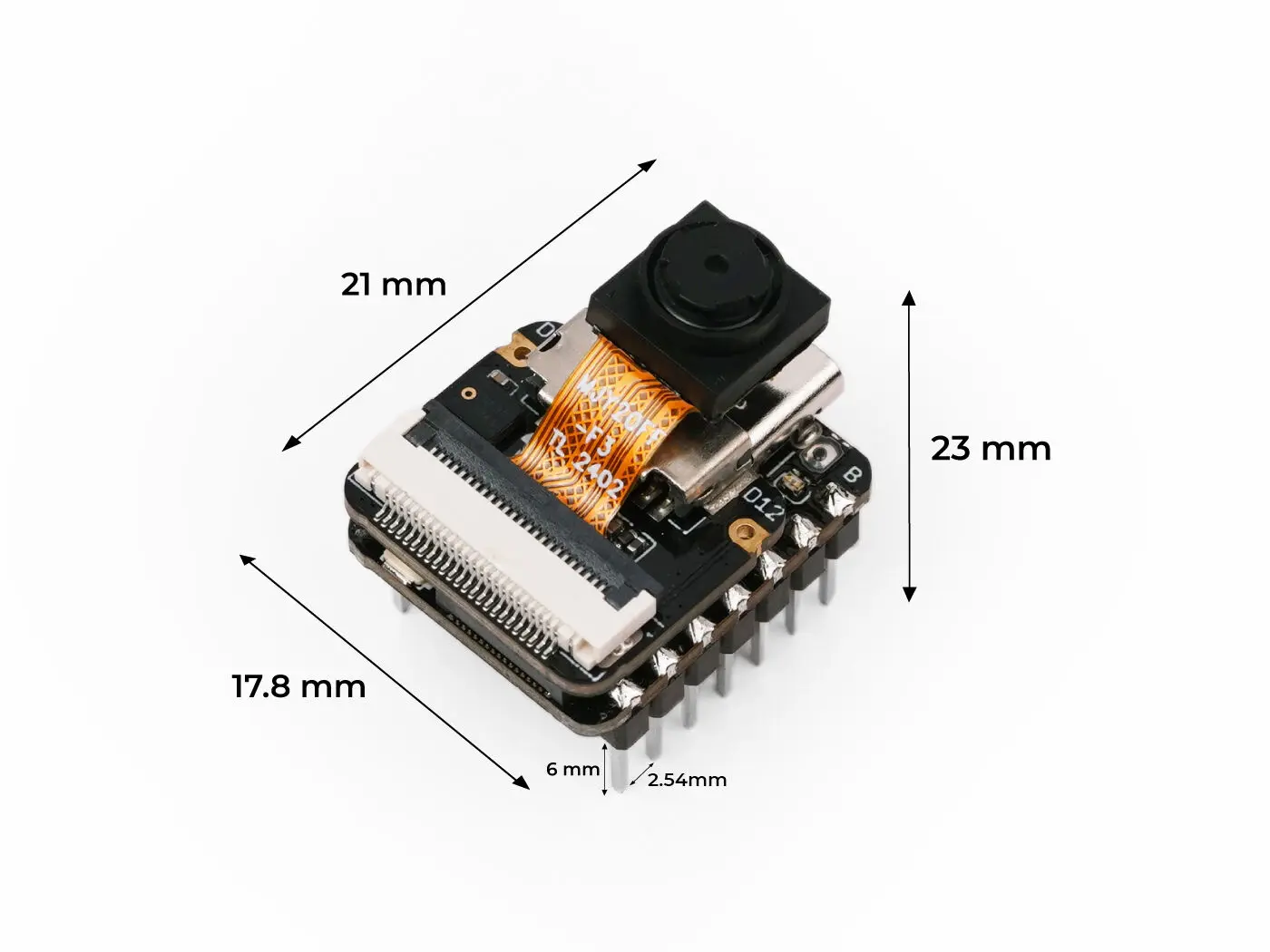 102010635 Seeed Studio XIAO ESP32S3 Sense (Pre-Soldered) Keyboard Breakout Modules