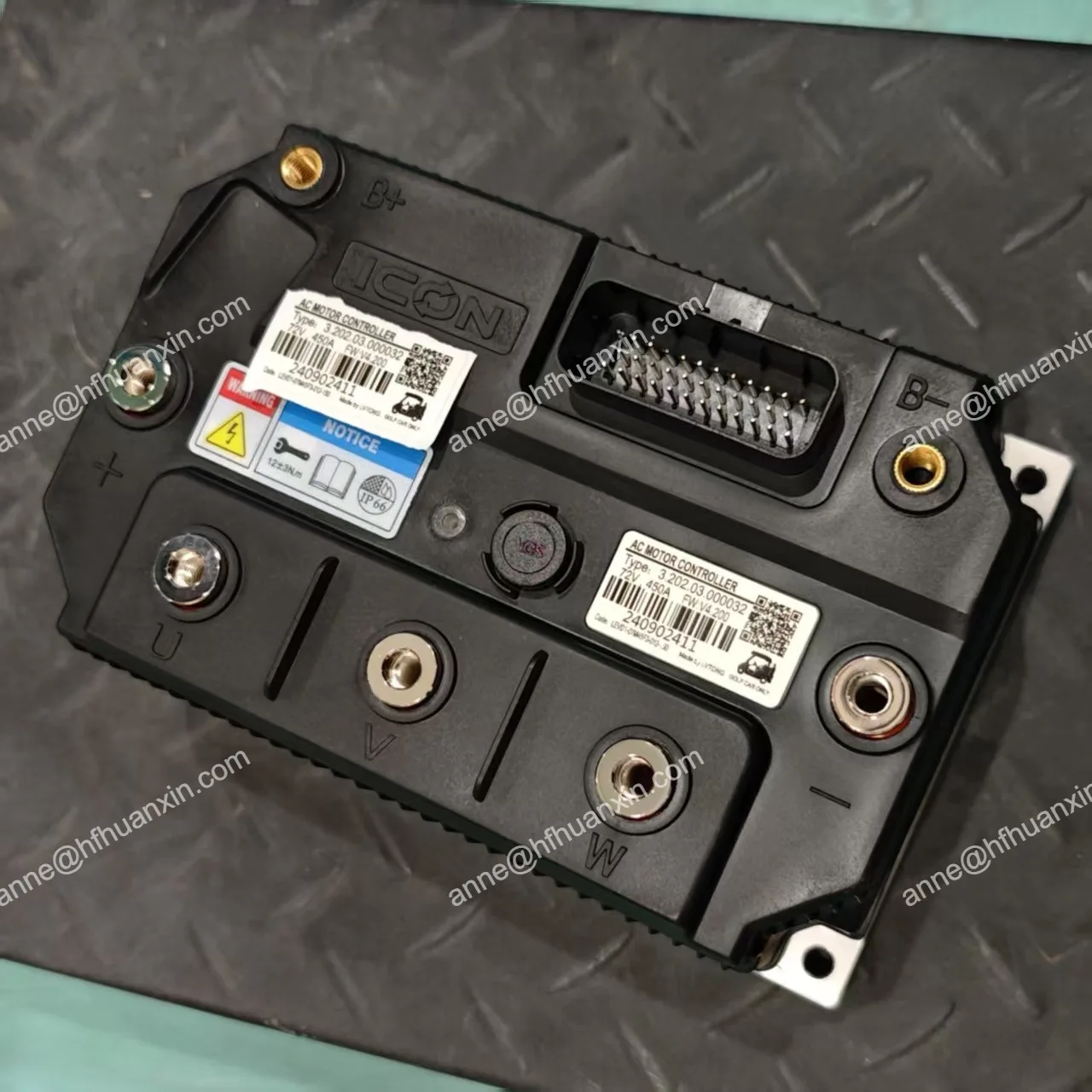 Hot Selling JHL 48V72V 350A HEVD0 48M350L/JEVD1-72M450L-012-150 JEVD0-48M350L-012-140 72V 450A Golf Cart AC Speed Motor Controll