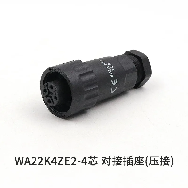 10Pcs WA22 4Pin 7Pin Butt-type Waterproof Aviation Connector Plug Socket for Powder Coating Machine