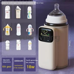 Portable Milk Warmer Constant Temperature Heating Milk Mixing Cup for Traveling Camping Home