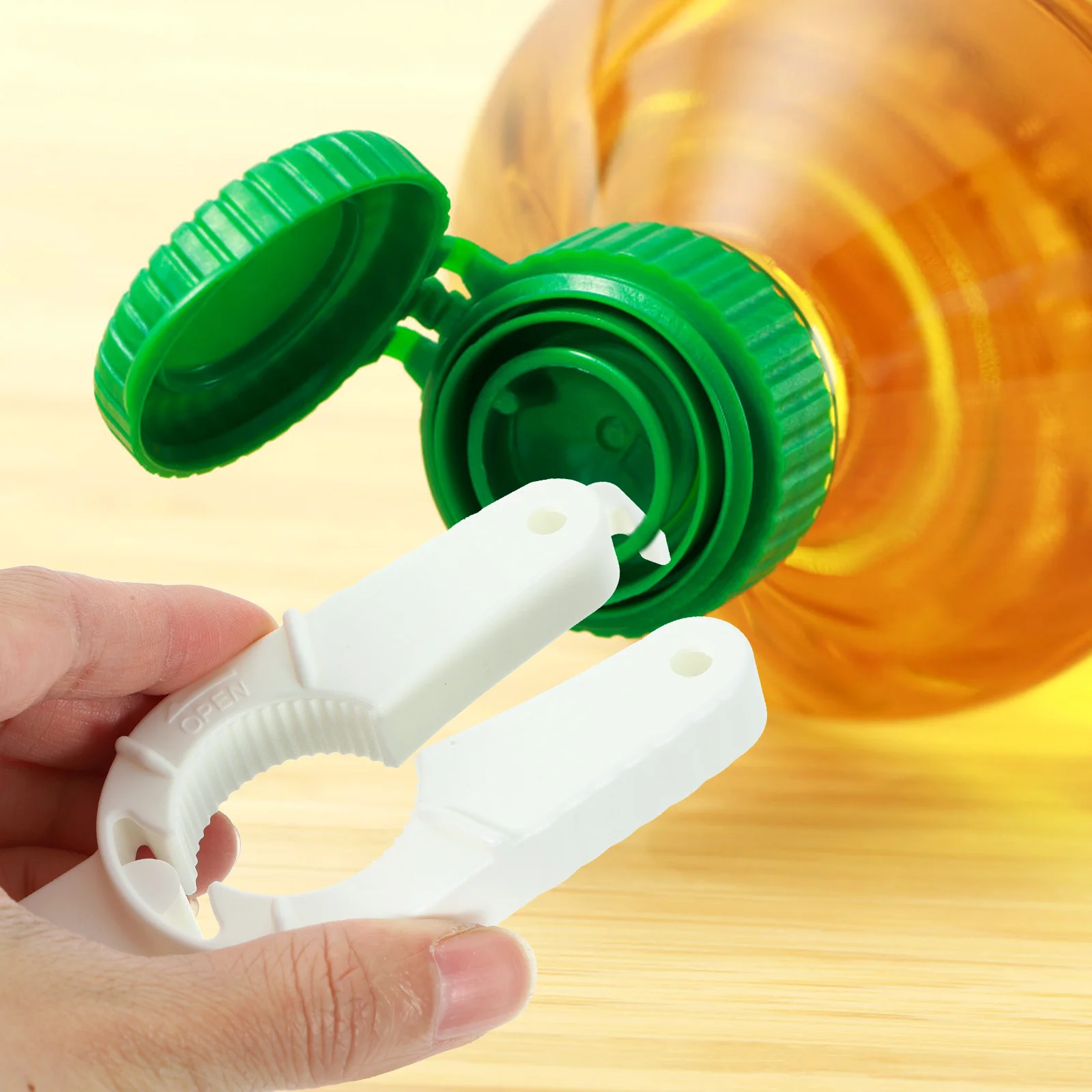 

2Pcs Bottle Opener Can Opener Ergonomic Grip Comfortable Use for Elderly Arthritis Hands Kitchen Tools Kitchen Gadgets