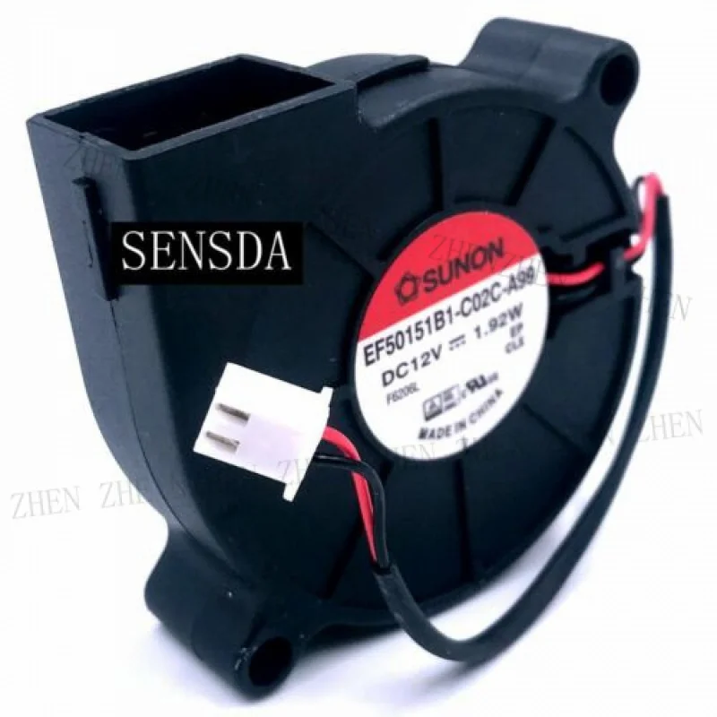 Y Y for  Sunon EF50151B1-C02C-A99 5015 12V 1.92W 50*50*15mm Ultra Quiet Humidifier Turbo