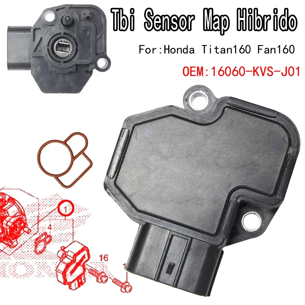 Hybrid TPS MAP Sensor 16060-KVS-J01 For SH125 SH150/rs150 2017-2018 CB190 R Titan 160 Fan 160 CB190R RS150 Throttle Body