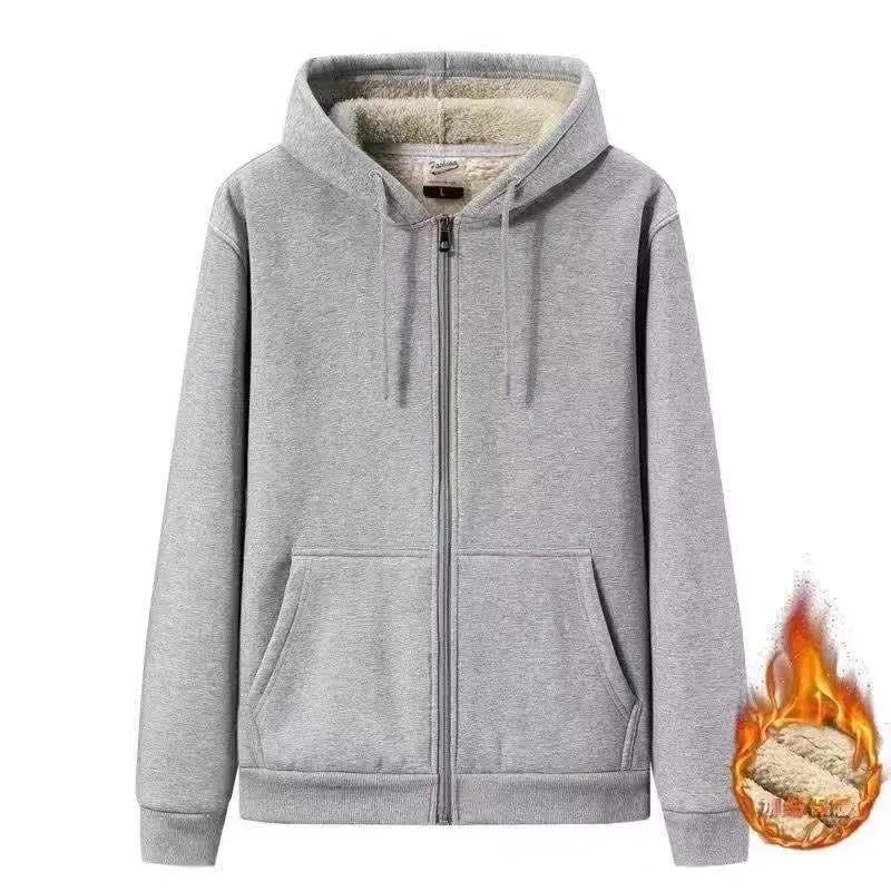 

Men's Hoodie 2025 New Arrival Autumn and Winter Unique Design Fleece Lined Thickened Unisex Outerwear Jacket Sweatshirts
