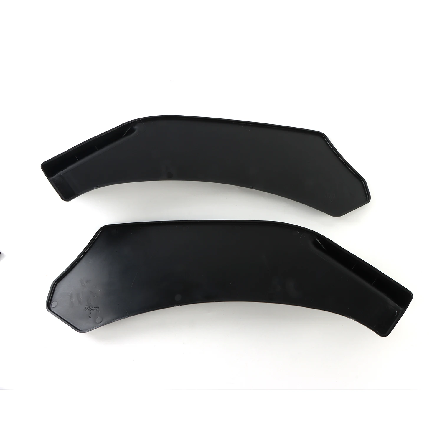 1set Universal Car Gloss Black Front Bumper Lip Chin Spoiler Splitter Body Kit Car Accessories