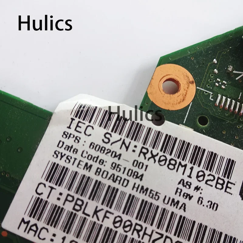 Hulics Used For DM4 DM4-1000 Laptop Motherboard 608204-001 608204-501 608204-601 6050A2345401-MB-A03 HM55