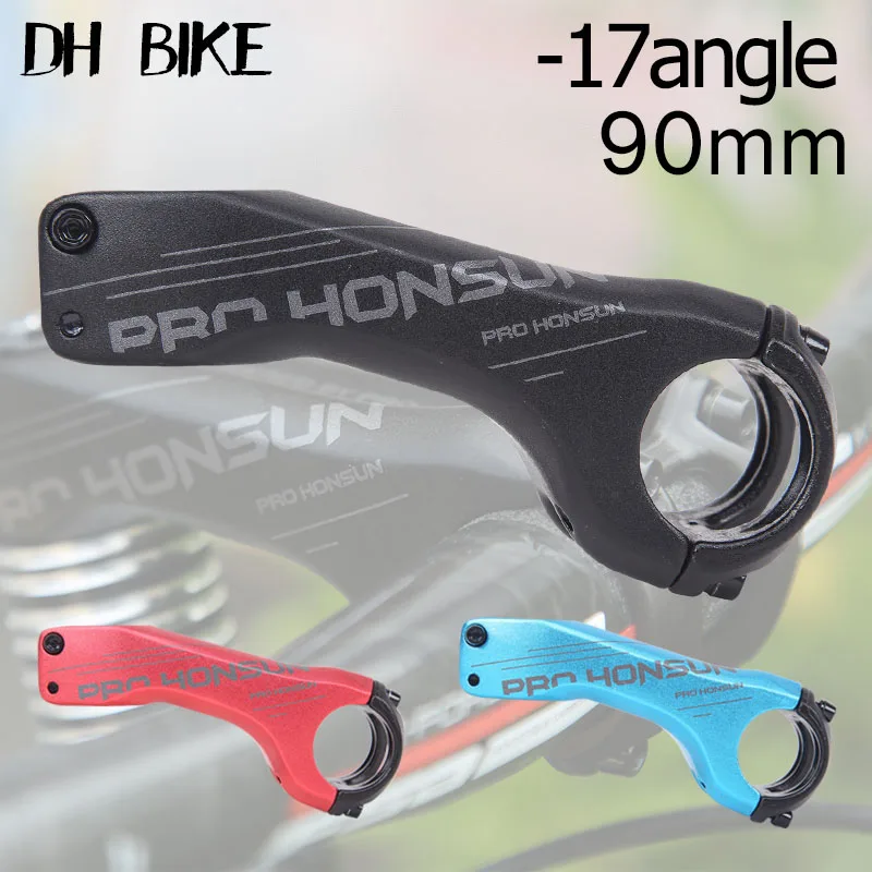 TANKE Fahrradvorbau Mountain Road Bike Vorbau Ultraleichter Vorbau 31,8 mm Lenkervorbau 17 Grad 90 mm AM/XC Aluminiumlegierung Fahrradvorbau