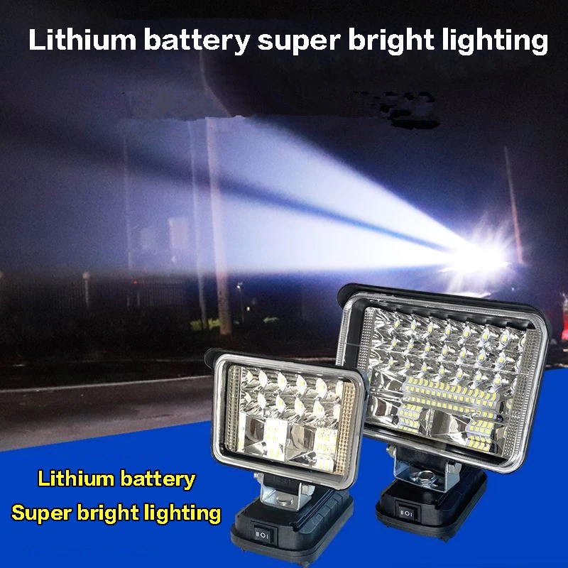 Li-ion Battery LED Work Light 3/5/7 Inch Flashlight Portable Emergency Flood Lamp Camping Lamp For Makita