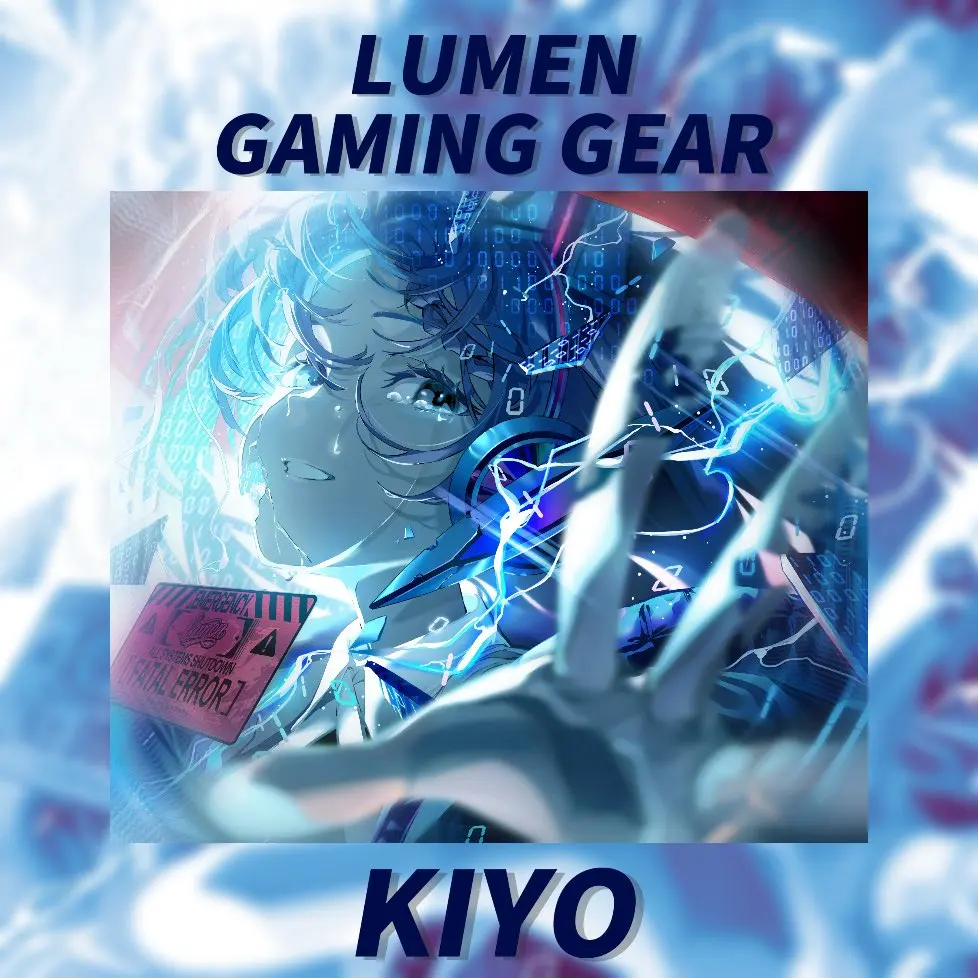 PAN Esports LUMEN KIYO Glass Gaming Mousepad FPS Both Speed And Smooth Mouse Pad For VALORANT TTK CSGO PC Accessories For Gifts