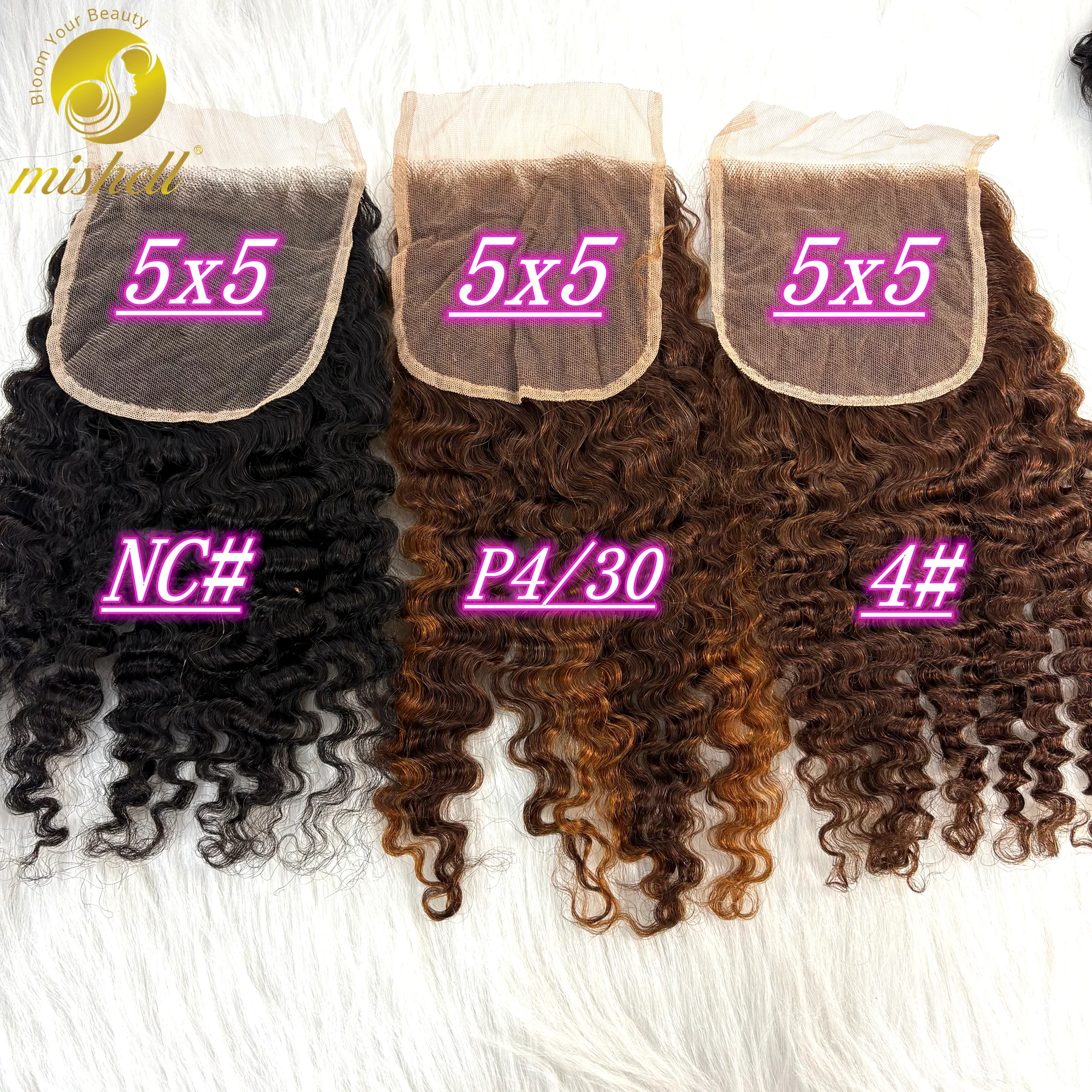 14-18-pouces-couleur-5x5-closure-en-dentelle-transparente-cheveux-boucles-birmanes-closure-en-dentelle-avec-meches-p4-30-100-cheveux-humains-remy-pour-femmes