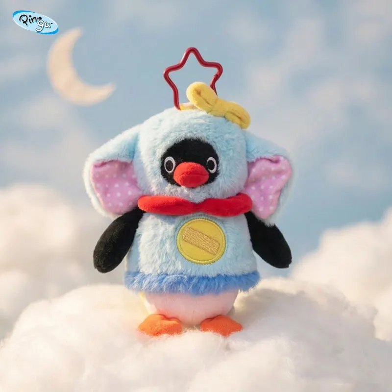 Original Pingu Childishness Treasure Chest Serie Blind Box Cute Plush Pendant Collectible Bag Hanging Decorat Trendy Toy Gift view 6
