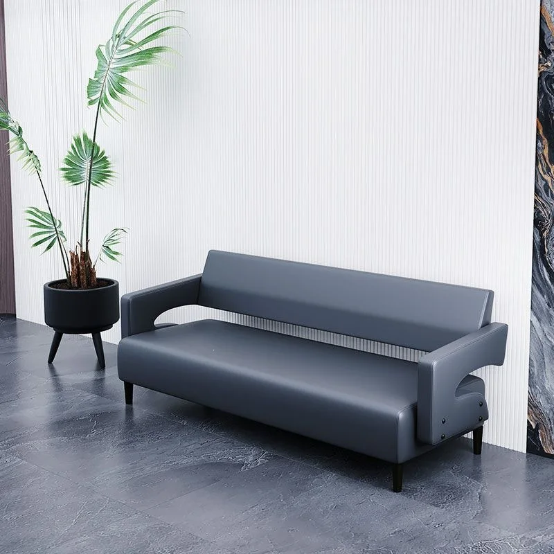 Waiting Chair Office Commercial Reception Barber Shop Sofa Chair Beauty Salon Hair Salon Rest Area Clothing Store Long Sofa