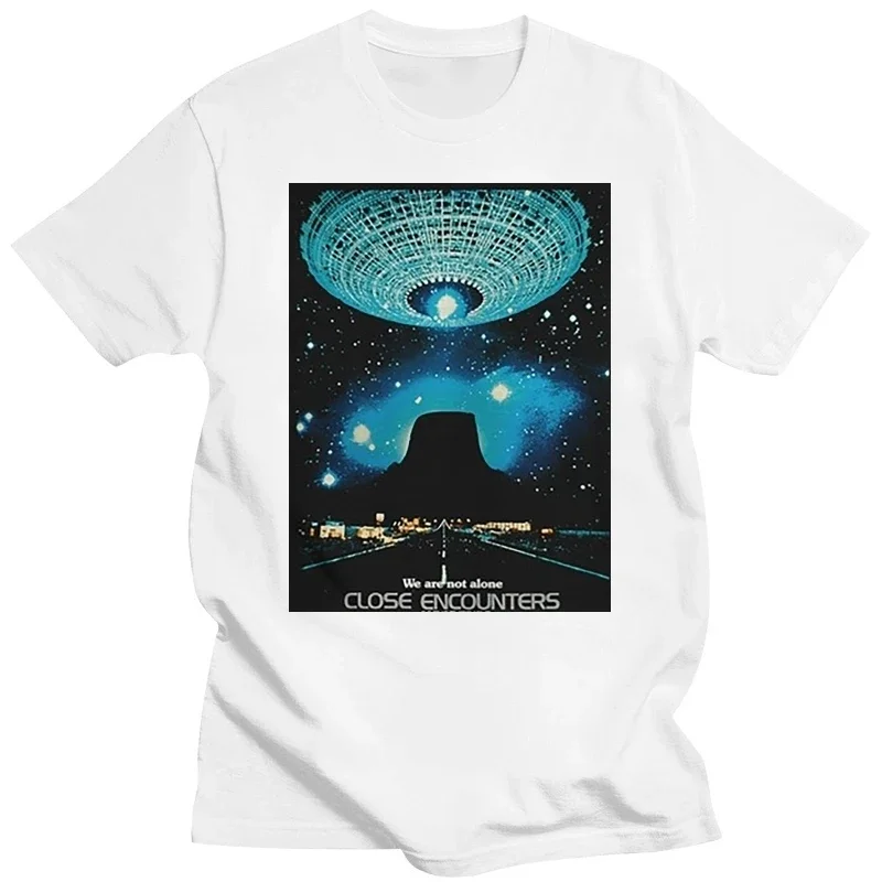 Summer harajuku custom t shirt 2024 funny t shirts Close Encounters of the Third Kind Arrival vintage 20124Fashion  men t-shirt