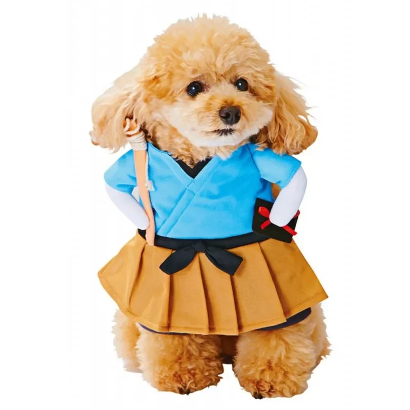 

Funny Pet Clothes Cosplay Samurai Dog Cat Halloween Party Cute Costume Clothing Comfort For Small Medium Dog Chihuahua