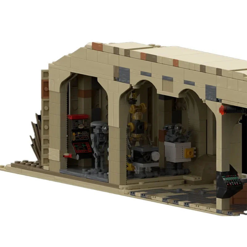 MOC-215050アウターボールマン洞窟ストリートビュービルディングブロックモデル5847パーツMOCクリエイティブボーイズキッズ誕生日ビルディングブロックおもちゃギフト