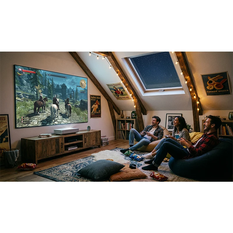 P1.875mm 2.4x1.35m Micro Led Video Wall Ultra HDR 600x337.5mm Indoor Screen Display For Home Theater Luxury Living Room