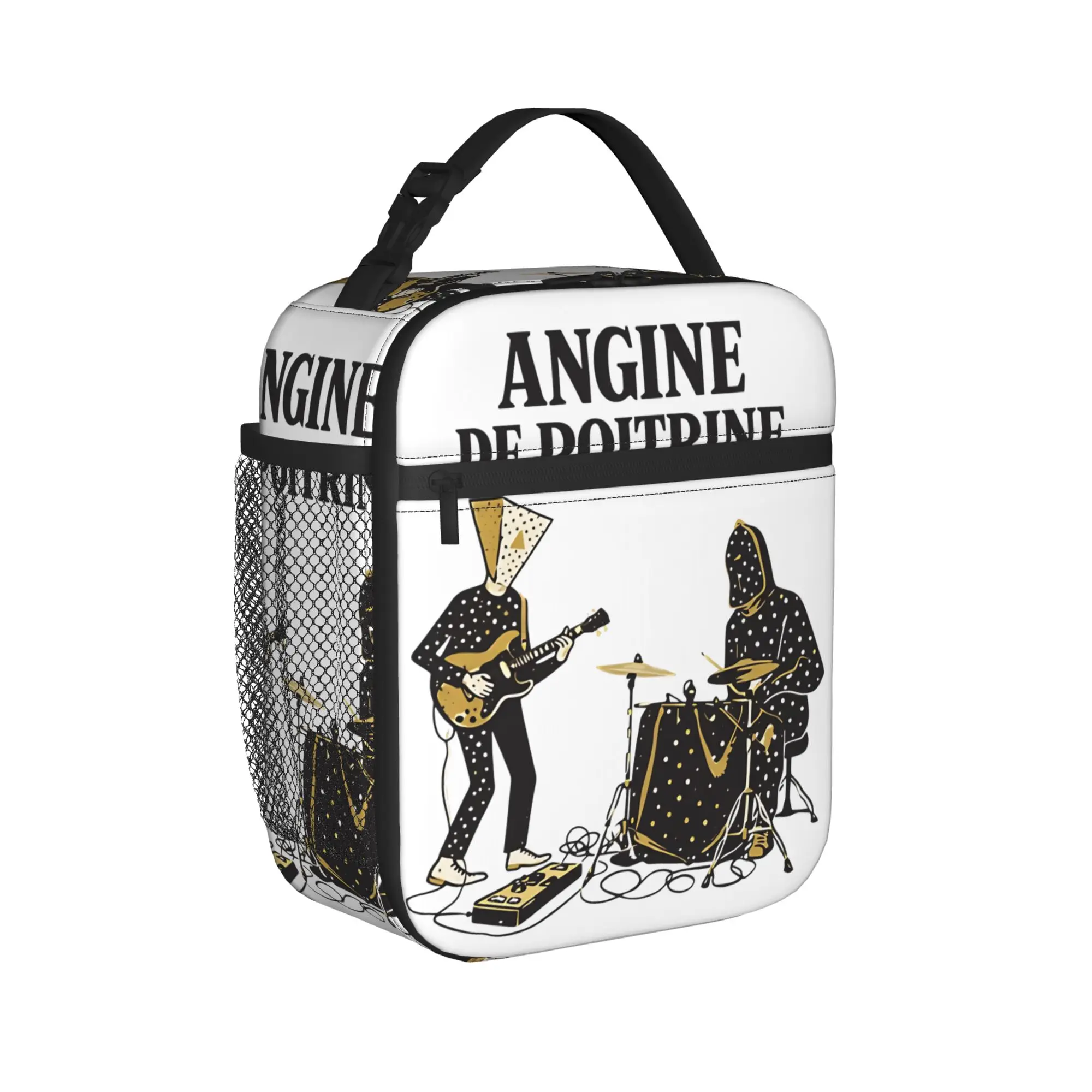 Angine De Poitrine Rock Music Band Insulated Lunch Bags Large  Lunch Container Thermal Bag Lunch Box Tote Office  Picnic