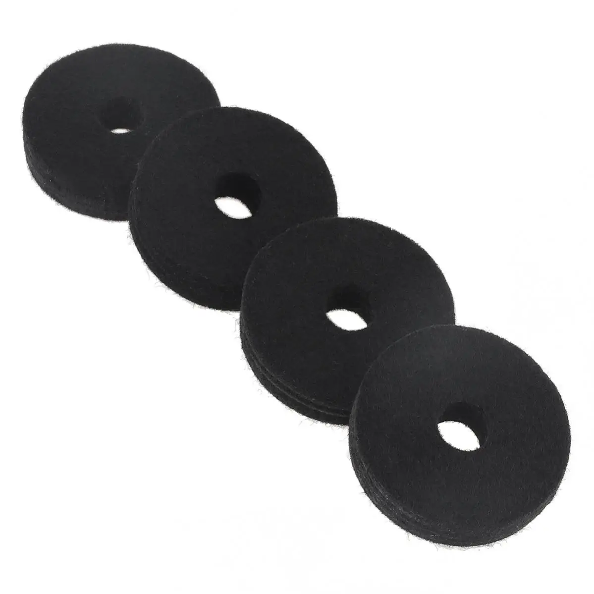 4pcs 9.6mm / 0.37in Guitar Drum Cymbal Stand Felt Washer Percussion Instrument Accessories