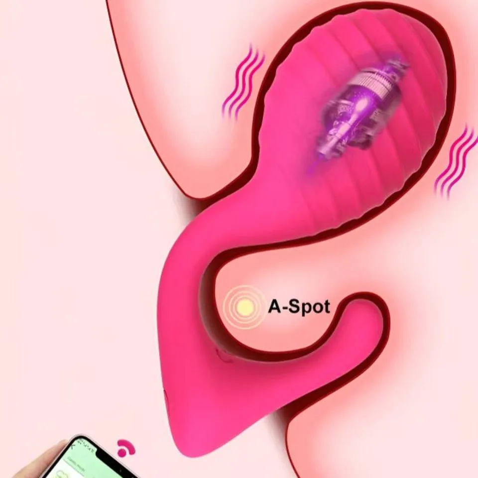 APP التحكم عن بعد البيض هزاز G بقعة دسار هزاز البظر بقعة تحفيز ارتداء تهتز سراويل لعب للمرأة