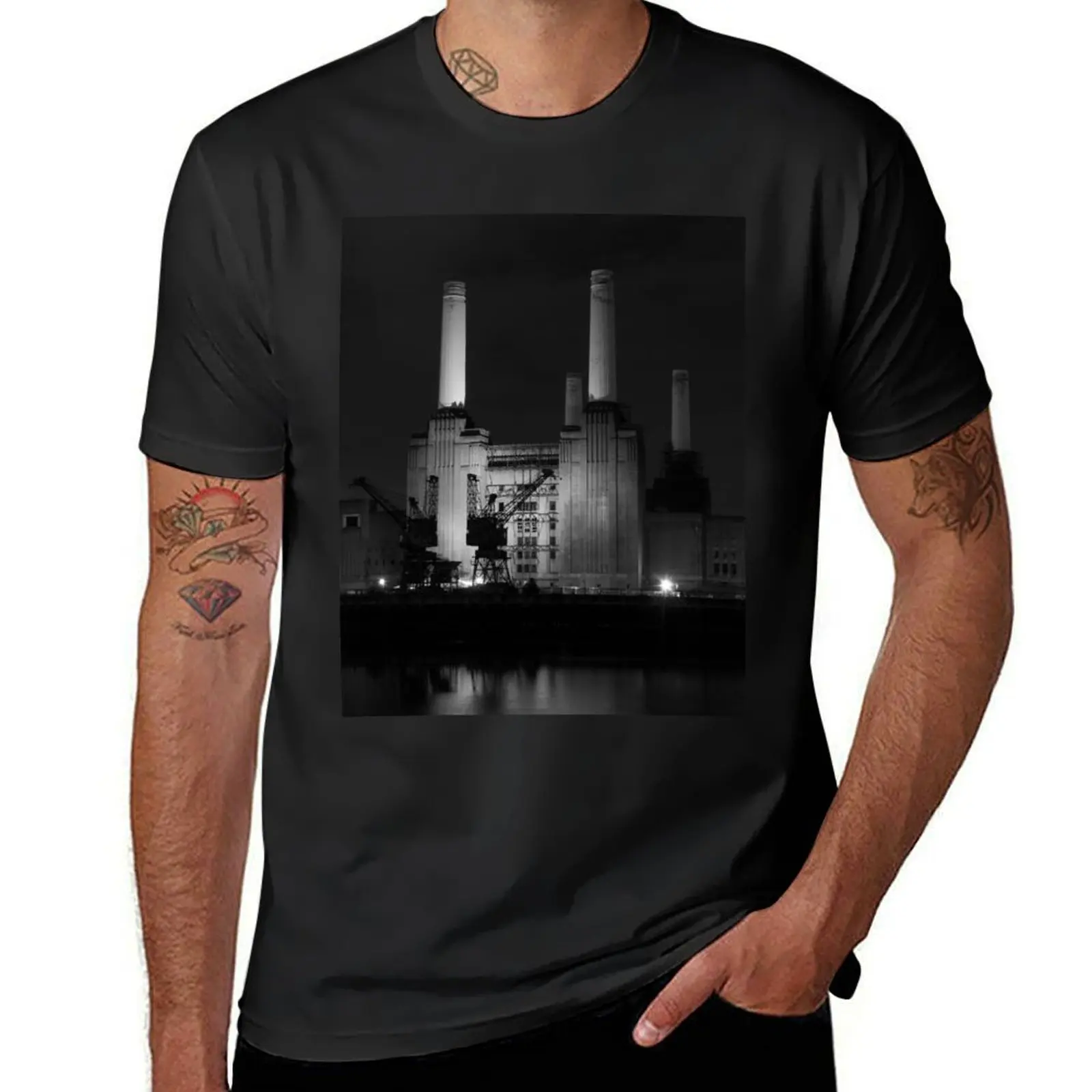 Battersea Power Station, London T-Shirt plus sizes customizeds plain t shirts men