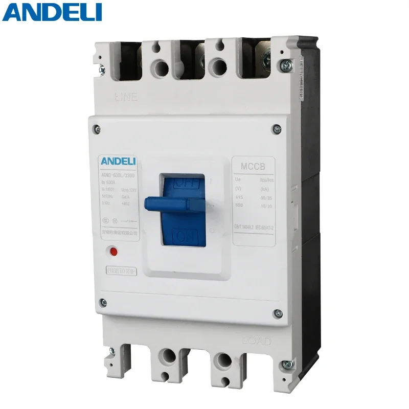 Andeli ADM3 630L/3300 MCCB Circuit Breaker Molded Case Circuit Breaker