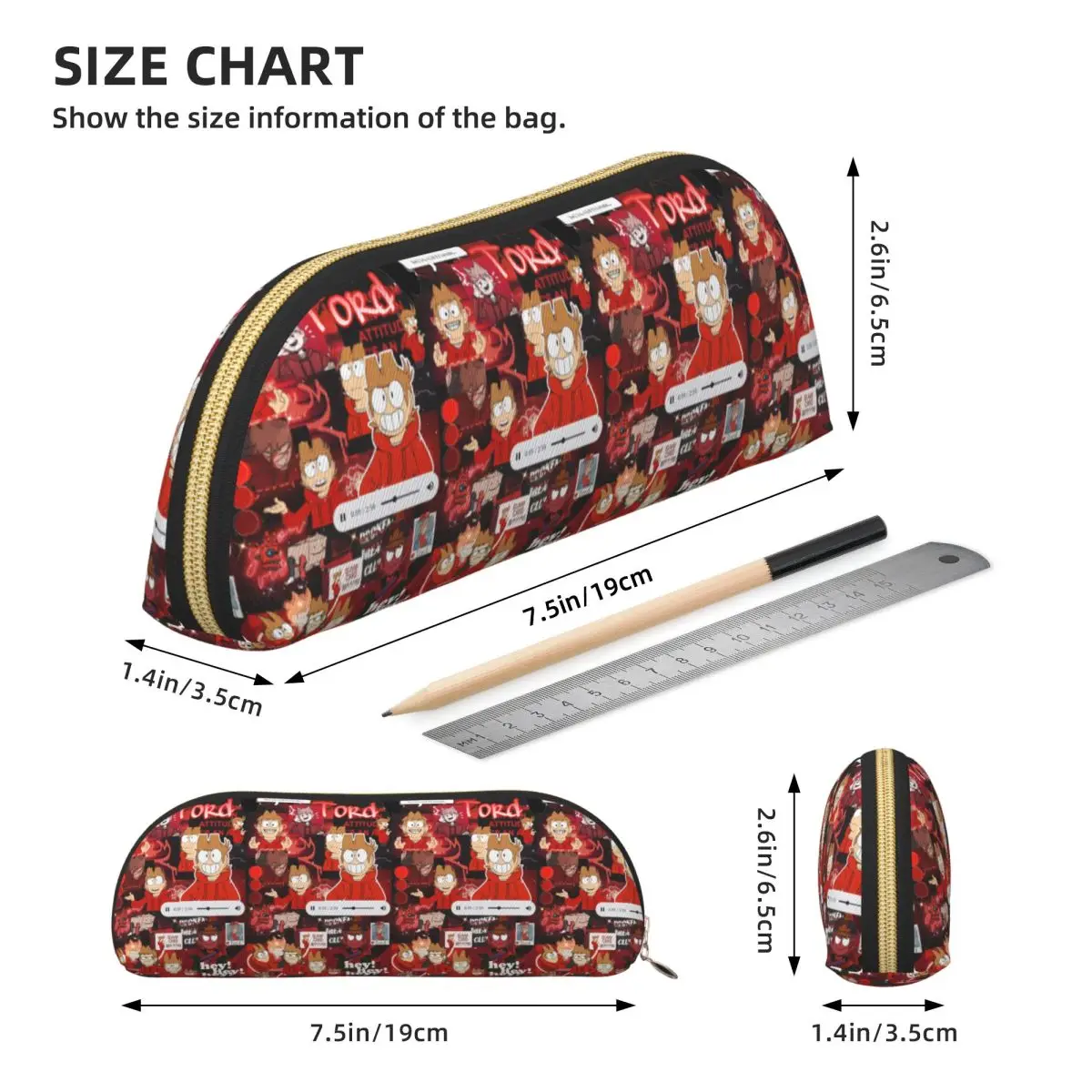 Eddsworld Etuis Potloodetui Opslag Briefpapierbenodigdheden Grote capaciteit pennendoos Potloodtas voor kindercadeaus