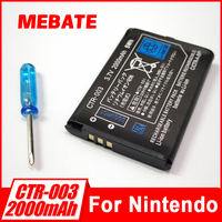 2000mAh 3.7v CTR-003 For Nintendo 2DS NEW XL Battery CTR-003 For Nintendo 3DS N3DS Gamepad Controller