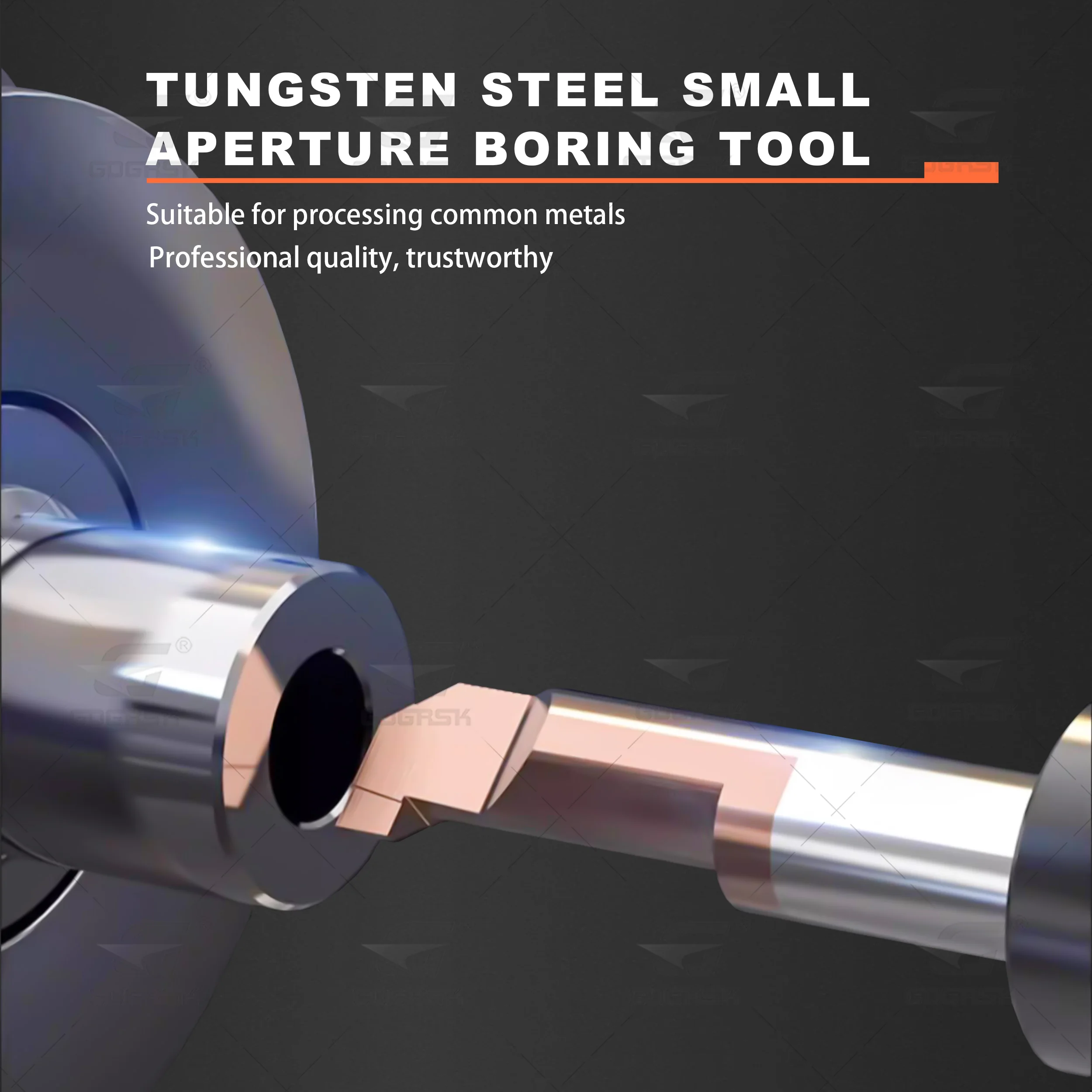 Herramienta de torno CNC serie MGR herramientas de perforación de orificio pequeño MGR3 MGR6 MGR 10 B0.5 B1.0 L10 L15 herramientas de perforación sísmica de acero de tungsteno General