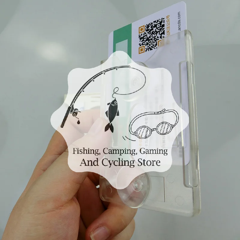 2PCS Brand New Card Holder For Windshield Glass Tag Durable ID IC  Card Sleeve