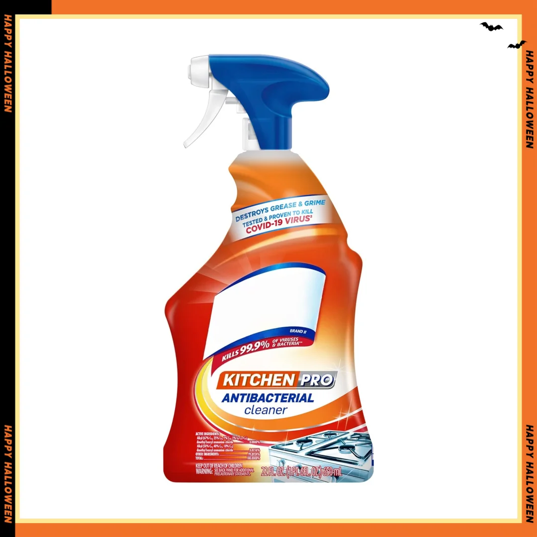 منظف مضاد للبكتيريا لجميع الأغراض - مزيل شحوم الحمضيات للمطبخ والفرن وتنظيف سطح الطاولة وتقطيع الشحوم بسرعة.