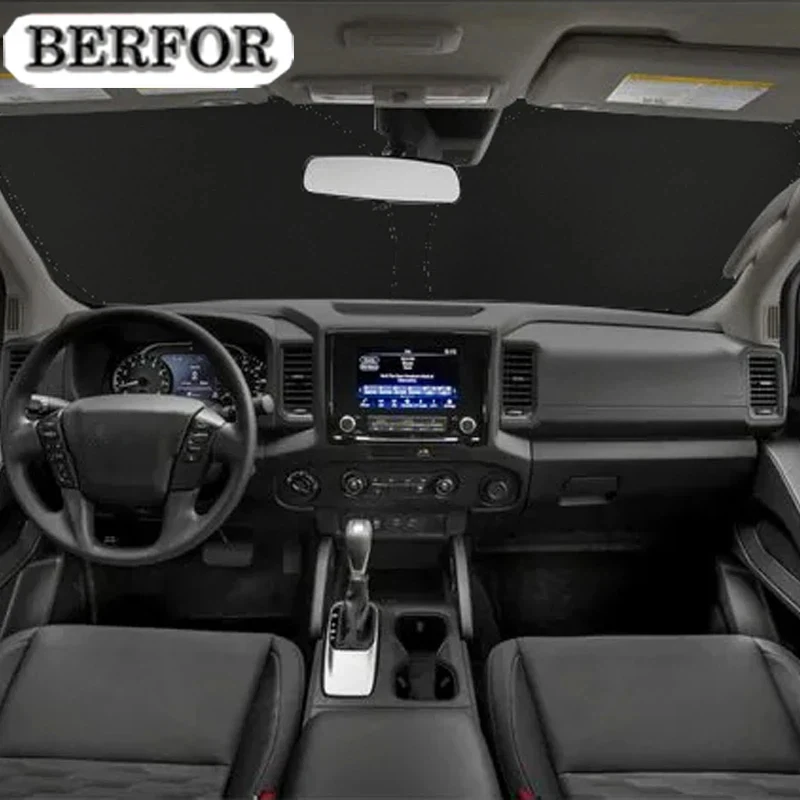 

For Nissan Frontier 2006-2021 Car Styling Nano-Insulat Windshield Sunshade Front Window Sun Shade Visor Interior Accessories