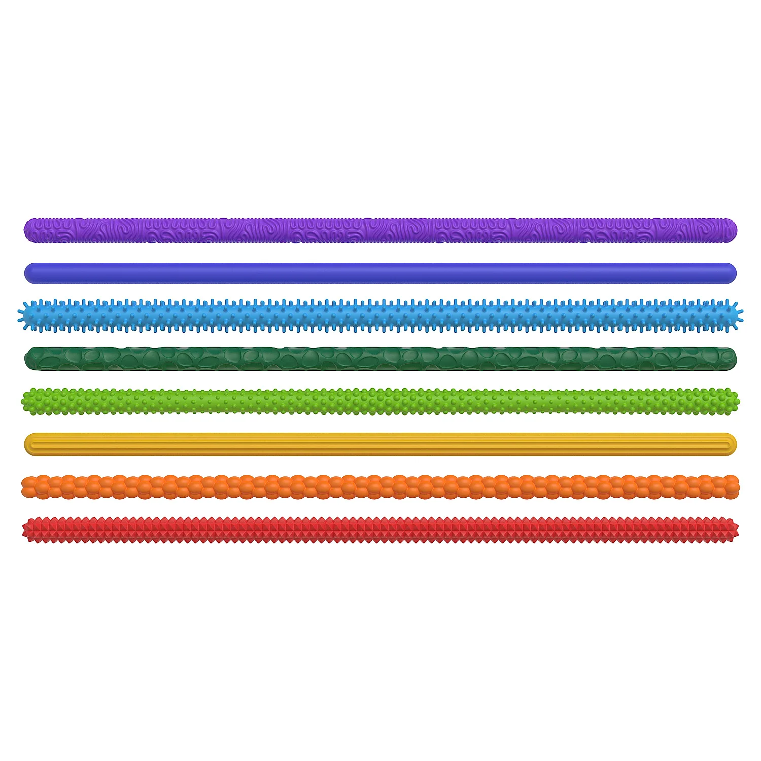 Jouets Fidget texturés en Silicone Flexible, 8 pièces, pour enfants et adultes, soulagement de l'anxiété, jouet sensoriel, motricité Fine, cadeaux de noël