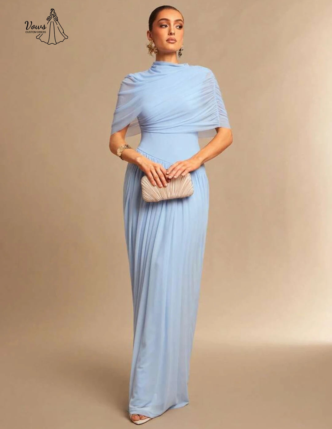 

Vows Fishtail Skirt Luxurious Evening Dress 2026 Woman Tailor-made Dresses for Special Occasions Luxury Prom Dress Round Neck