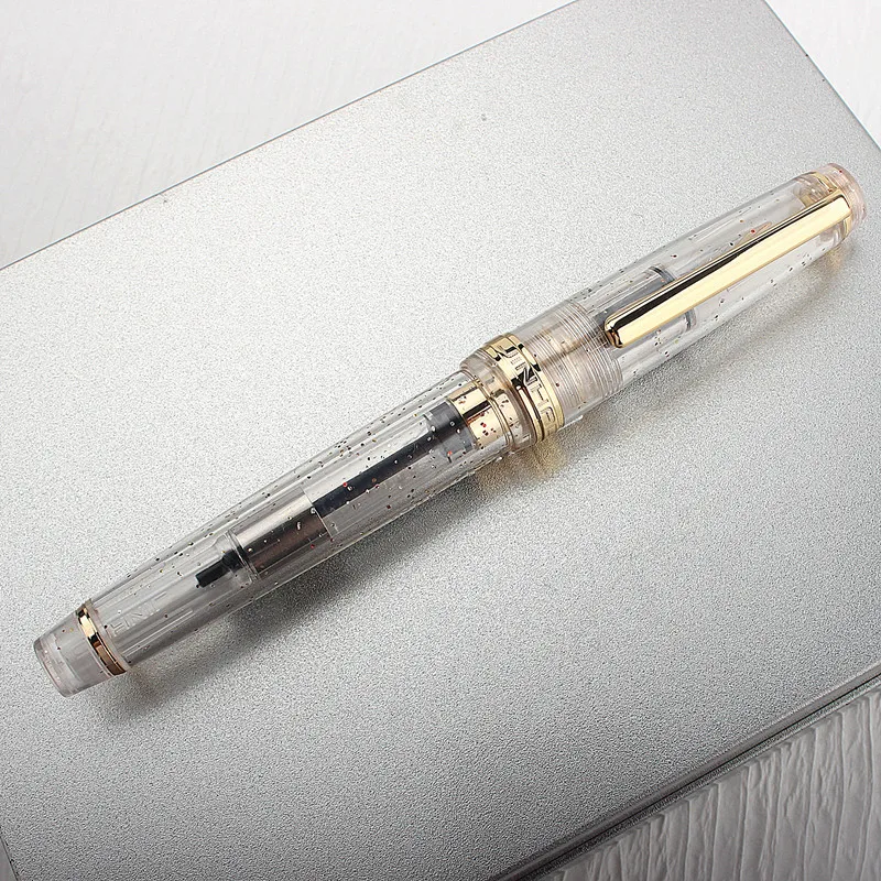 Jinhao 82 Fluorescent White Fresh Color Fountain Pen  Acrylic Barrel Fine Nib for Writing Calligraphy Office School