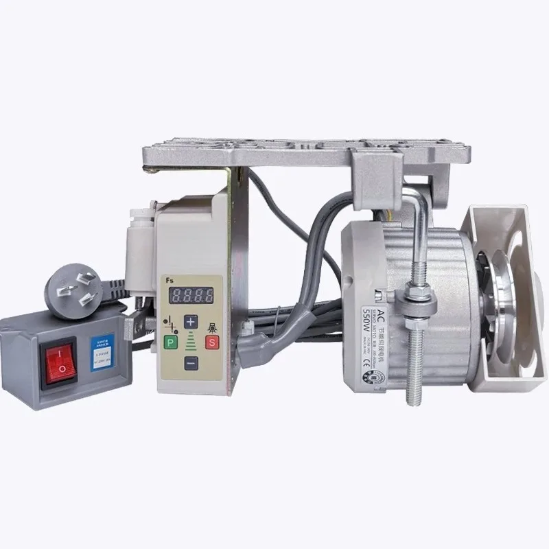 Sewing Machine Motor 220V Flat Carriage Double Needle Machine Copy Edge 550W/650W/750W Brushless Servo Silent