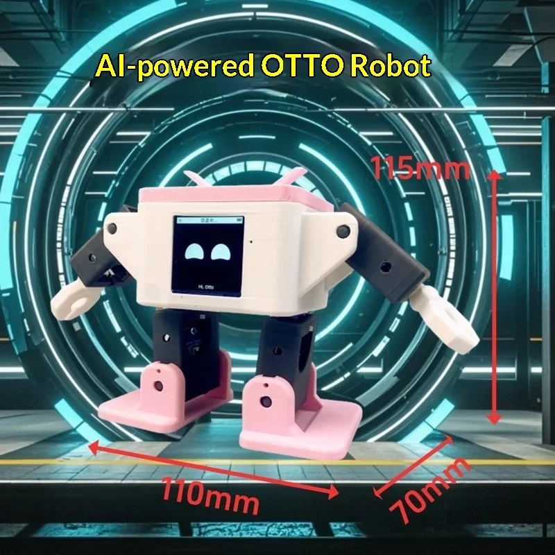 Picture 5: AI Smart Robot Desktop Otto Robot ESP32-S3 Intelligent Interactive Chat Dancing Robot DIY Development Board Kit Gifts