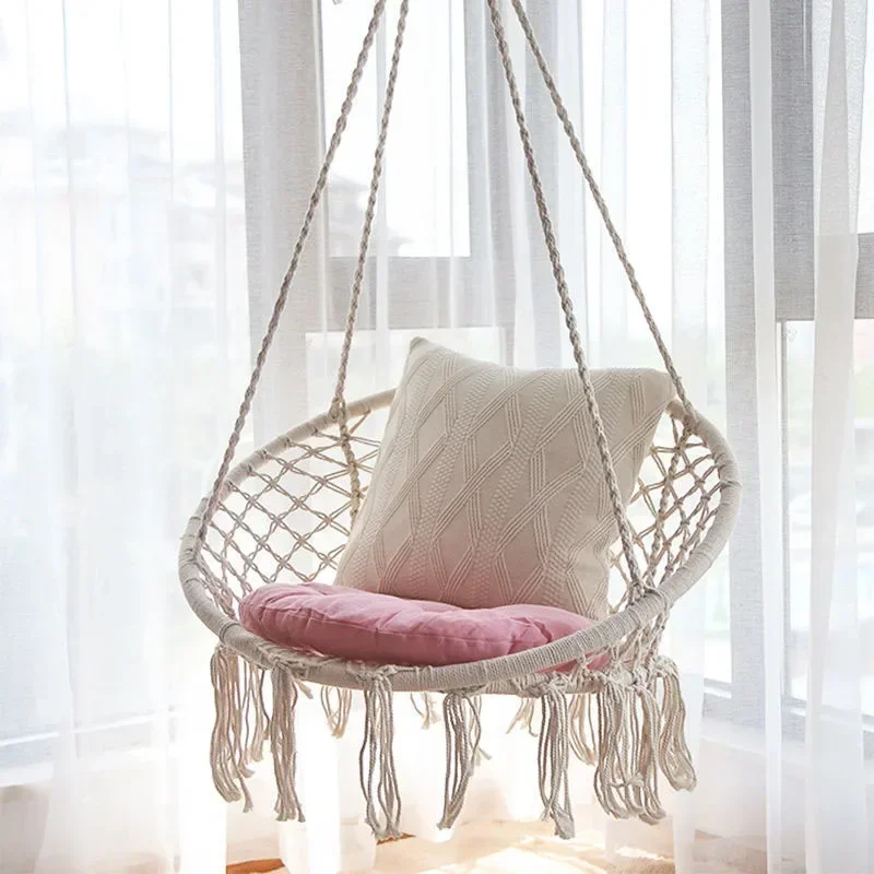 Garden Swing Hanging Chair Bedroom Relax Single Comfortable Rattan Hanging Chair Simple Salon De Jardin Outdoor Furniture