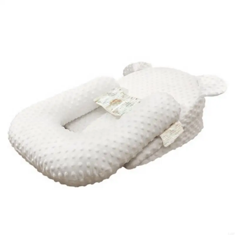 Travesseiro cunha anti-refluxo para bebê 54DF para amamentação e amamentação com altura ajustável