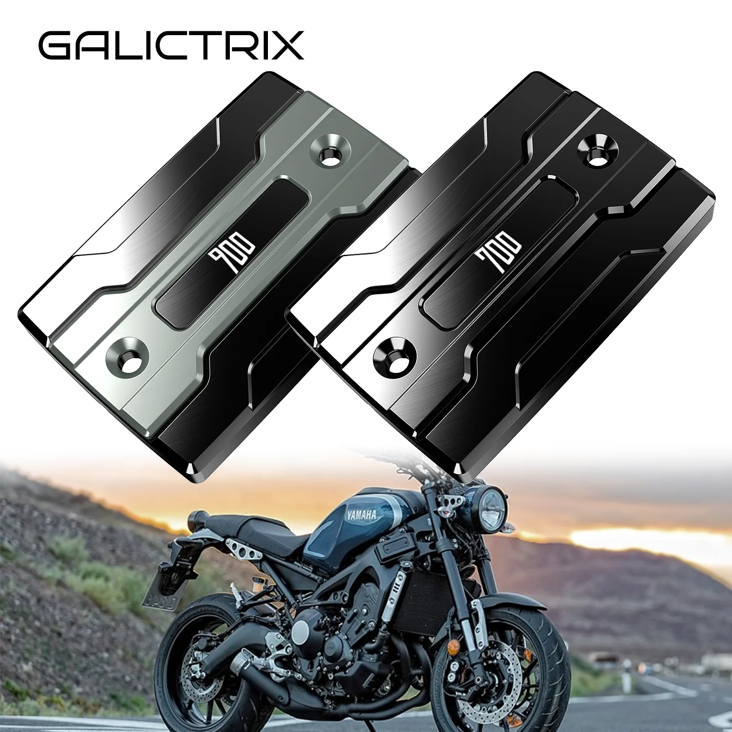 

Для Yamaha XSR700 XSR 700 2014-2024 XSR900 XSR 900 2015-2021 мотоциклетная передняя крышка бачка тормозной жидкости, крышка заливной горловины моторного масла