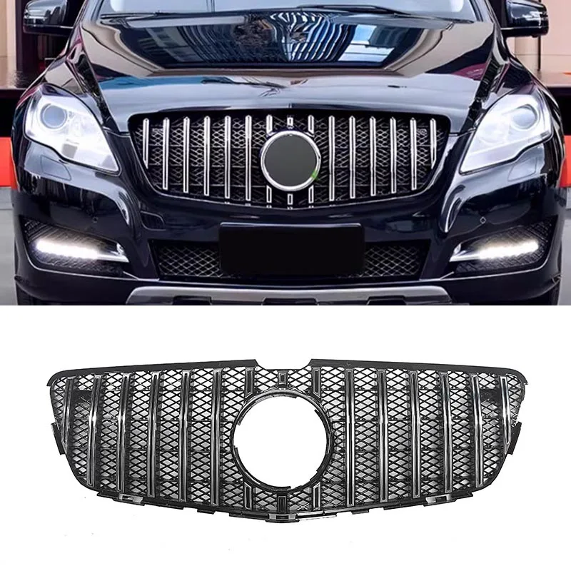 

Front Bumper Grille Grills For Mercedes-Benz R Class W251 R300 R320 R500 R280 2010-2017 Upgrade GT R Style Racing Grill