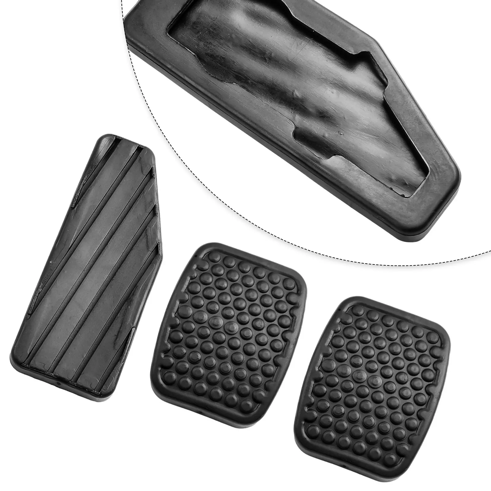 

Cover Pedal Cover Garden Indoor 3 Pcs 49451-60B00 49751-79001 Accessories Black Brake Clutch Parts Replacements