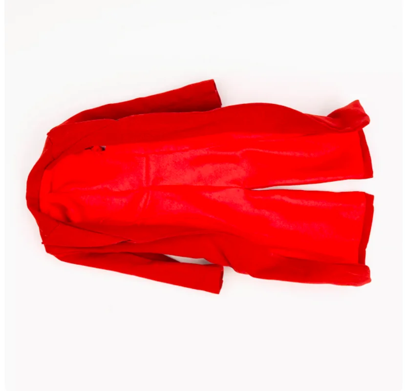 WOLFKING WK89022 1/6 Female Soldier Coat Overcoat Model for 12''The clown in red