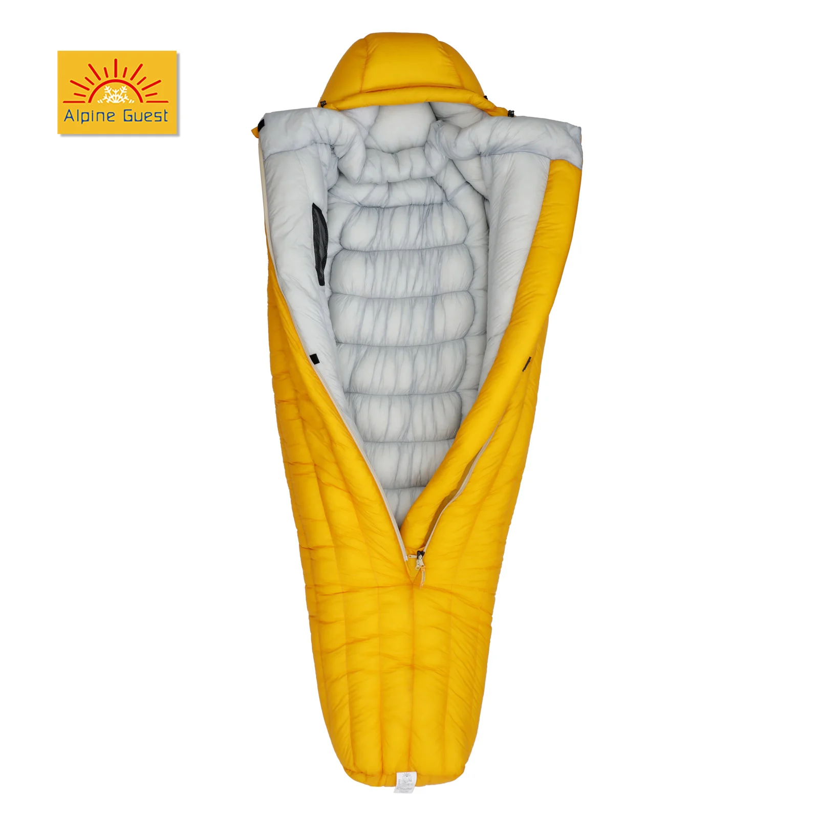 Ultralight  95% 850fp Duck Down Fill Sleeping Bag Outdoor Camping  Cold Weather Sleeping view 3