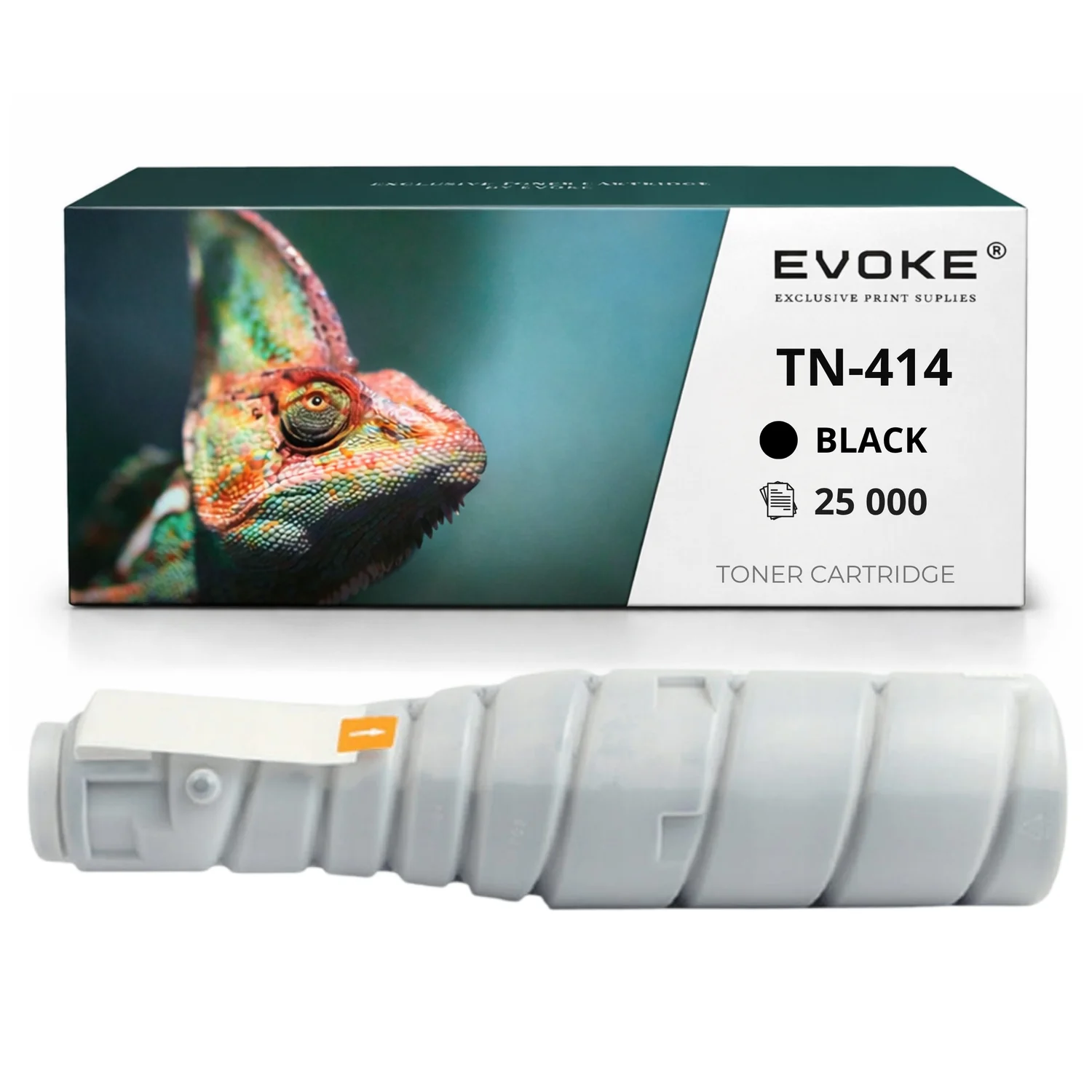 Evoke Compatibele Toner voor Konica Minolta Tn-414 Tn414 Zwart 25000 Pagina's Bizhub 363/423