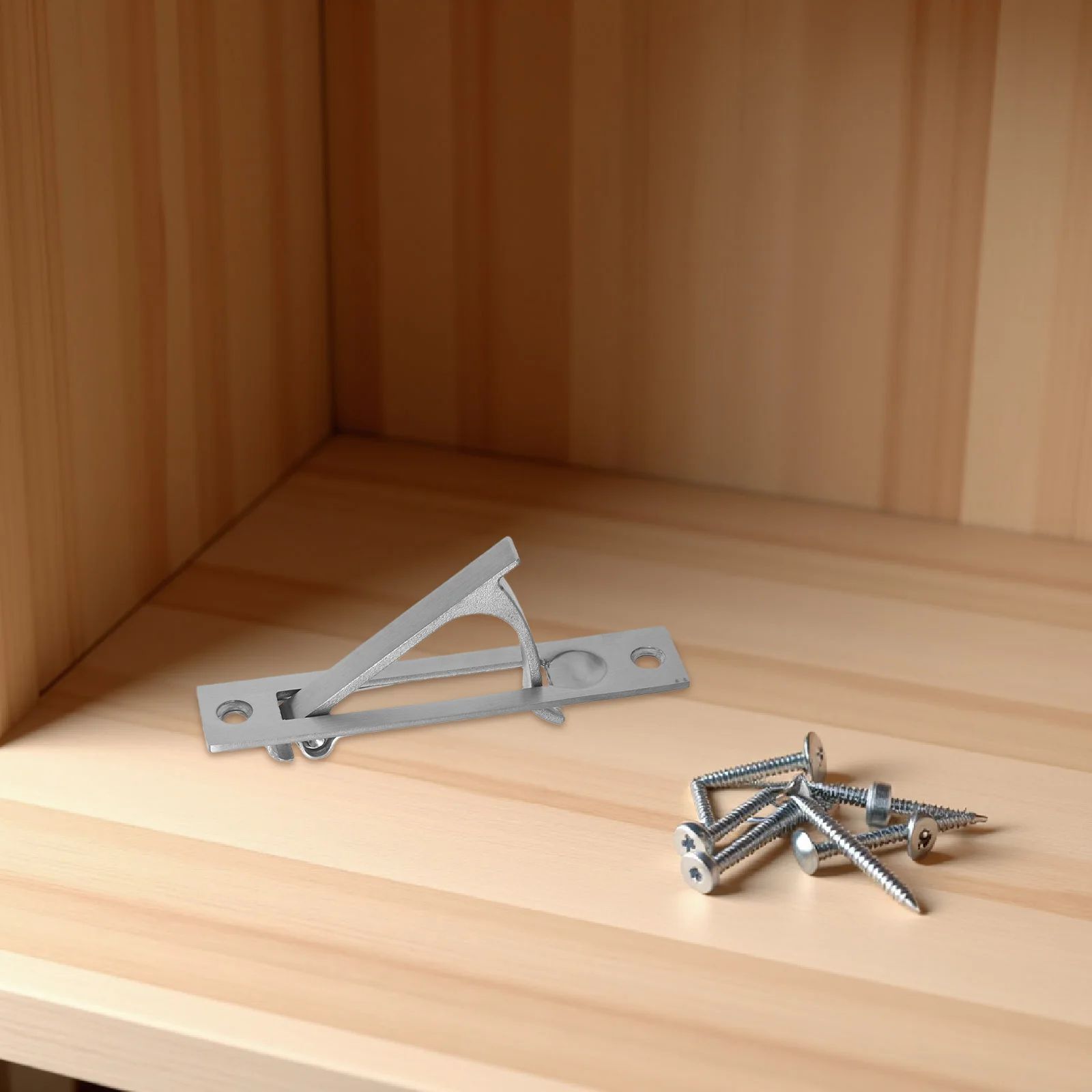 Maniglia per porta tascabile da incasso Maniglia per porta scorrevole moderna con bordo in argento in acciaio inossidabile Maniglia per dito nascosto a filo