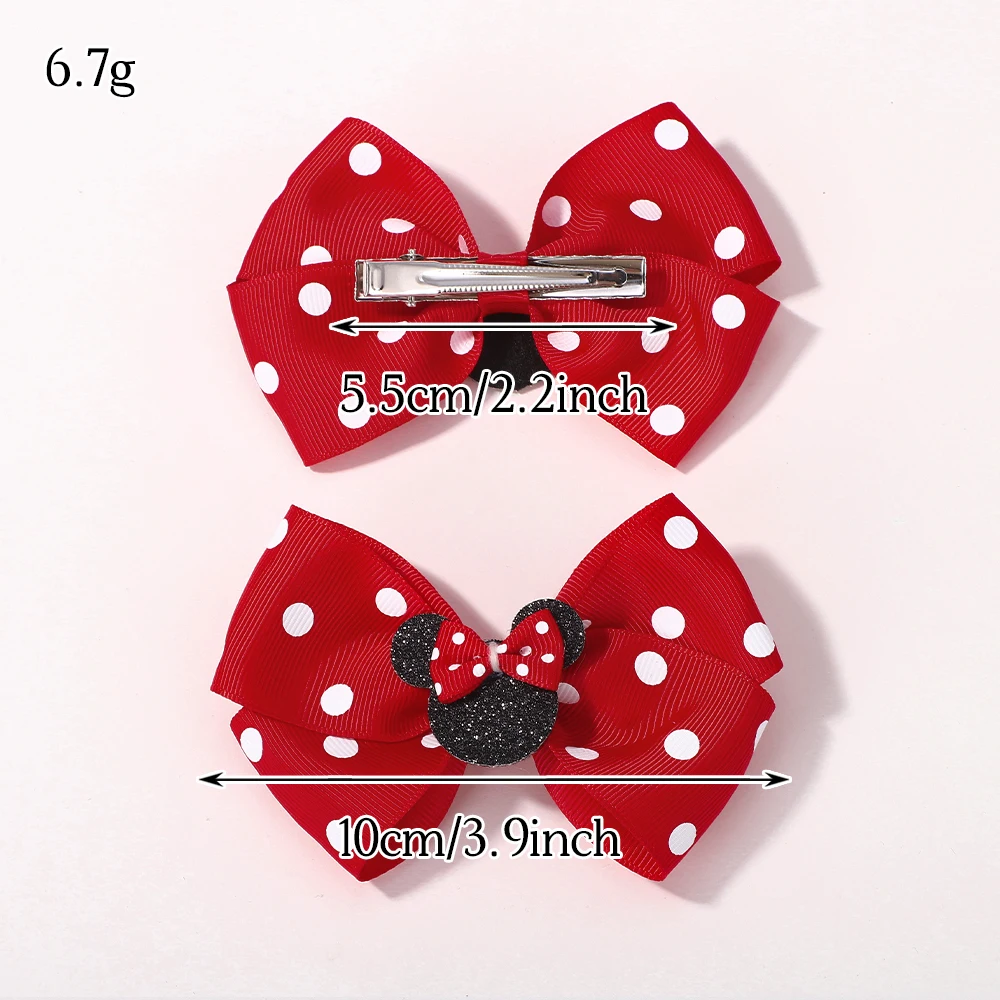 Polka Dot Bow Hair Clip 5