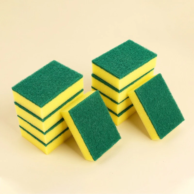 20/30pcs Dishwashing Sponge Kitchen Nano Emery Magic Clean Rub Pot Rust Focal Stains Sponge Removing Kit Cleaning Brush Sponges