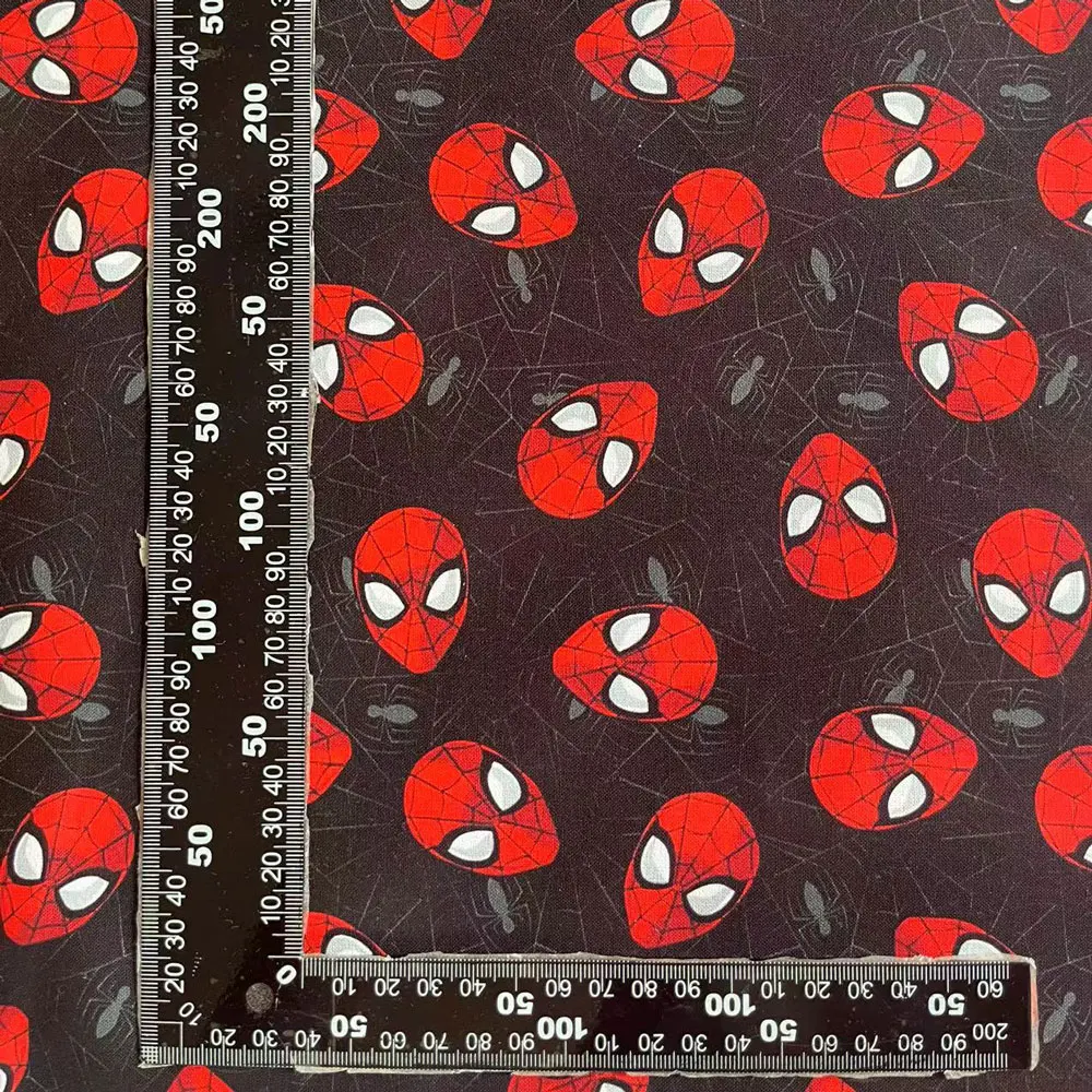 Sale Disney The Avengers Superhero Spiderman Cotton Fabric Material For Clothes Dress Patchwork Fabrics Sew Quilting Needlework